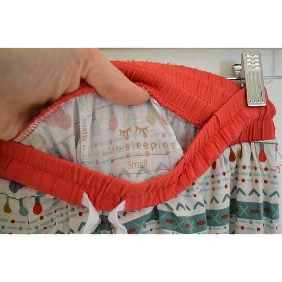 Little Sleepies Women's Pajamas Fair Isle Gingerbread Size M/L (READ) Christmas - Picture 5 of 5